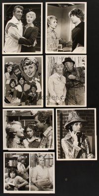 7j019 LOT OF 7 SHIRLEY JONES TV STILLS '70s pictured with Dean Martin & many others!