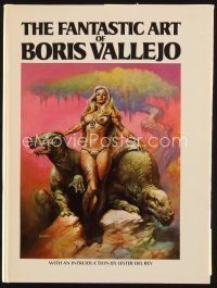 7j141 FANTASTIC ART OF BORIS VALLEJO first edition hardcover book '78 filled with full-color images!