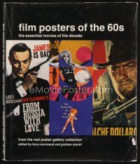 7j142 FILM POSTERS OF THE 60S first edition hardcover book '97 Essential Movies of the Decade!
