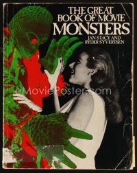 7j181 GREAT BOOK OF MOVIE MONSTERS first edition softcover book '83 loaded with cool content!