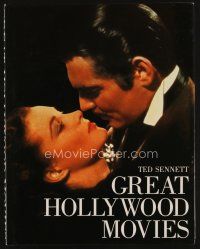7j145 GREAT HOLLYWOOD MOVIES hardcover book '86 packed with wonderful images from the best films!
