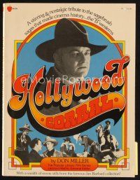 7j183 HOLLYWOOD CORRAL first edition softcover book '76 the history of the B-western cowboy movies!
