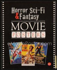 7j185 HORROR SCI-FI & FANTASY MOVIE POSTERS softcover book '99 color images from all decades!