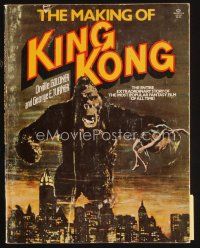 7j190 MAKING OF KING KONG first Ballantine Books edition softcover book '76 the 1933 version!