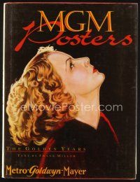 7j153 MGM POSTERS first edition hardcover book '94 decade-by-decade full-color visual history!