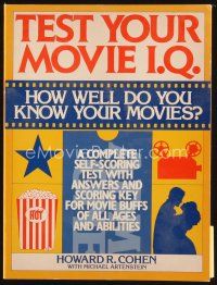 7j201 TEST YOUR MOVIE I.Q. second edition softcover book '89 how well do you know your movies!