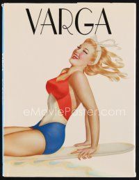 7j164 VARGA first edition hardcover book '95 filled w/incredible sexy pin-up art by Alberto Vargas!