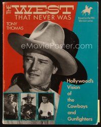 7j207 WEST THAT NEVER WAS first edition softcover book '89 describes Hollywood inaccuracies!