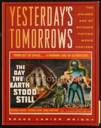 7j208 YESTERDAY'S TOMORROWS first edition softcover book '93 Golden Age of Sci-Fi Movie Posters!