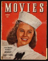 7j074 MODERN MOVIES magazine January 1946 portrait of June Allyson starring in Sailor Takes a Wife!
