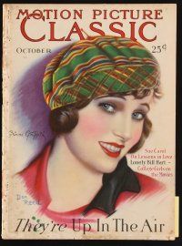 7j086 MOTION PICTURE CLASSIC magazine October 1929 great artwork of Corinne Griffith by Don Reed!