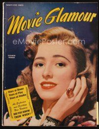 7j112 MOVIE GLAMOUR vol 1 no 1 magazine 1945 great portrait of pretty Eleanor Parker!