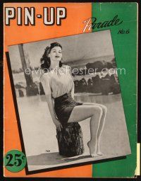 7j110 PIN-UP PARADE magazine '44 Rita Hayworth, Susan Hayward, Dinah Shore, Paulette Goddard+more!