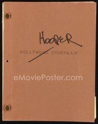 7j328 HOOPER revised draft script Jan 16, 1978, screenplay by Kirby & Rickman, Hollywood Stuntman!