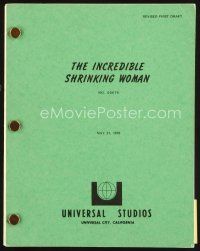 7j330 INCREDIBLE SHRINKING WOMAN revised first draft script May 31, 1979, screenplay by Schumacher