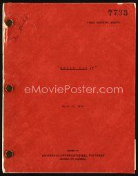 7j333 KATIE DID IT final shooting draft script April 27, 1950, screenplay by Jack Henley!