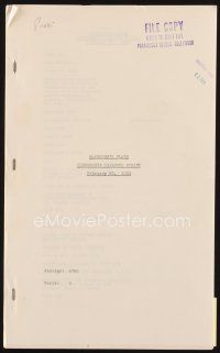 7j337 McFADDEN'S FLATS censorship dialogue script February 23, 1935, screenplay by Caeser & Kaufman