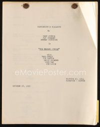 7j345 SQUARE JUNGLE continuity & dialogue script October 28, 1955, screenplay by George Zuckerman!