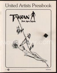 7j437 TARZAN THE APE MAN pressbook '81 directed by John Derek, Richard Harris, sexy Bo Derek!
