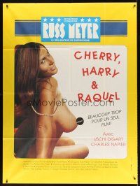 7k331 CHERRY, HARRY & RAQUEL French 1p R80s Russ Meyer, different image of sexy naked Uschi Digard!