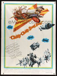 7k334 CHITTY CHITTY BANG BANG French 1p '69 Dick Van Dyke, Sally Ann Howes, wacky flying car!