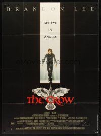 7k347 CROW French 1p '94 Brandon Lee's final movie, believe in angels, cool image!