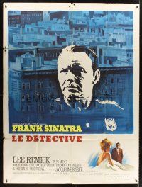 7k361 DETECTIVE French 1p '68 art of Frank Sinatra as gritty New York City cop by Boris Grinsson!