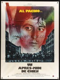 7k373 DOG DAY AFTERNOON French 1p '76 Al Pacino, Sidney Lumet bank robbery crime classic!