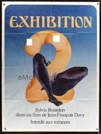 7k398 EXHIBITION 2 French 1p '78 documentary about the life of pornography star Sylvia Bourdon!