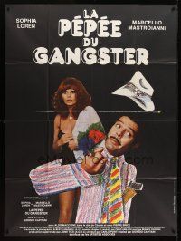 7k445 GUN MOLL French 1p '75 La Pupa Del Gangster, Sophia Loren, Marcello Mastroianni!