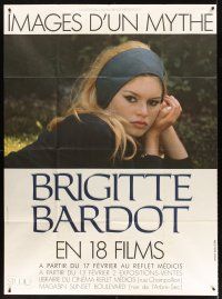 7k474 IMAGES D'UN MYTHE French 1p '70s festival of 18 Brigitte Bardot movies, sexy close up!