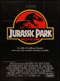 7k487 JURASSIC PARK French 1p '93 Steven Spielberg, Richard Attenborough re-creates dinosaurs!