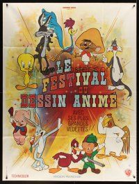 7k512 LE FESTIVAL DU DESSIN ANIME French 1p '70s art of Bugs Bunny & other Looney Tunes cartoons!
