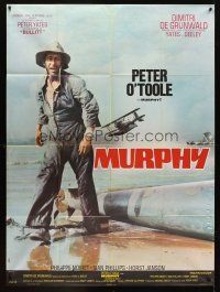 7k565 MURPHY'S WAR French 1p '71 Peter O'Toole, WWII was ending, WWMurphy was about to begin!