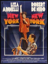 7k575 NEW YORK NEW YORK French 1p '77 Robert De Niro plays sax while Liza Minnelli sings!
