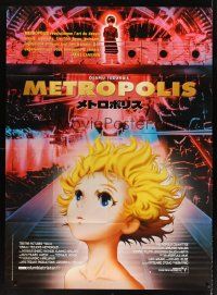 7k594 OSAMU TEZUKA'S METROPOLIS French 1p '01 Rintaro anime written by Osamu Tezuka!
