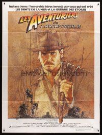 7k626 RAIDERS OF THE LOST ARK CinePoster REPRO French 1p '81 art of Harrison Ford by Richard Amsel!