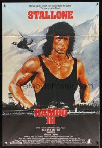 7k627 RAMBO III French 1p '88 Sylvester Stallone returns as John Rambo!