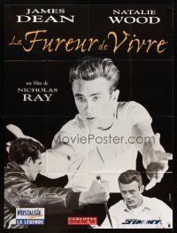7k628 REBEL WITHOUT A CAUSE French 1p R90s Nicholas Ray, James Dean was a bad boy from good family!