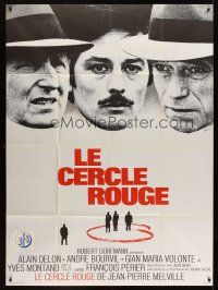 7k629 RED CIRCLE French 1p '70 Jean-Pierre Melville's Le Cercle Rouge, Alain Delon
