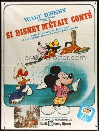7k655 SI DISNEY M'ETAIT CONTE French 1p '73 Disney classics, Mickey, Donald, Goofy & more!