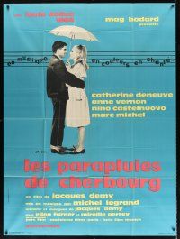 7k715 UMBRELLAS OF CHERBOURG French 1p '64 Catherine Deneuve, directed by Jacques Demy, Chica art!