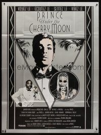 7k717 UNDER THE CHERRY MOON French 1p '86 cool art deco style artwork of Prince!