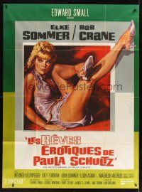 7k729 WICKED DREAMS OF PAULA SCHULTZ French 1p '67 artwork of super sexy Elke Sommer by Mascii!