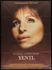 7k742 YENTL French 1p '83 close-up of star & director Barbra Streisand, nothing's impossible!