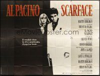 7k014 SCARFACE French 8p '84 Al Pacino as Tony Montana, Michelle Pfeiffer, De Palma, Oliver Stone