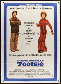 7k228 TOOTSIE Italian 1p '83 full-length Dustin Hoffman both in and out of drag!