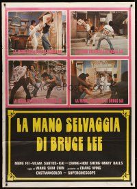 7k239 WILD WHIRLWIND Italian 1p '74 Twin Fist for Justice, great kung fu montage!