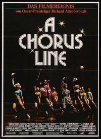 7m079 CHORUS LINE German 33x47 '85 Michael Douglas, photo of Broadway chorus group!
