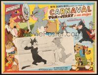 7m634 CARNAVAL TOM Y JERRY Y SUS AMIGOS Mexican LC '60s Jerry watches Tom tortured by black cat!
